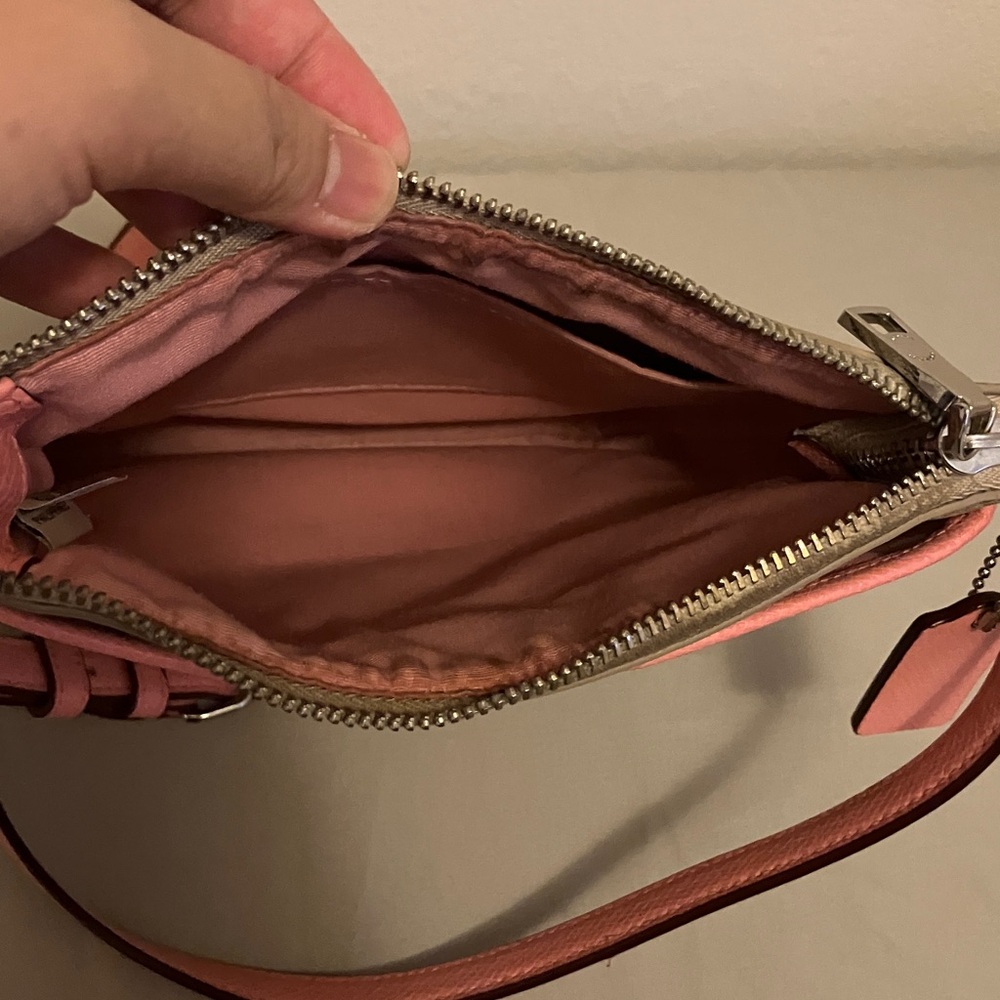 Coach Beige and Pink Crossbody Bag - Picture 12 of 15
